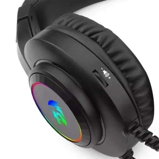 USB RGB LED геймърски слушалки с микрофон Redragon Hylas