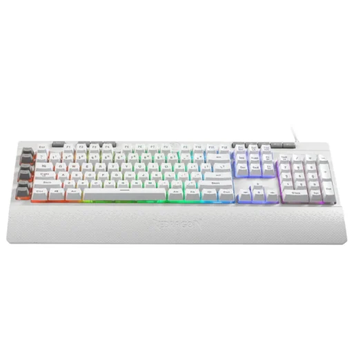 Клавиатура Redragon Shiva K512 RGB мембранна бяла