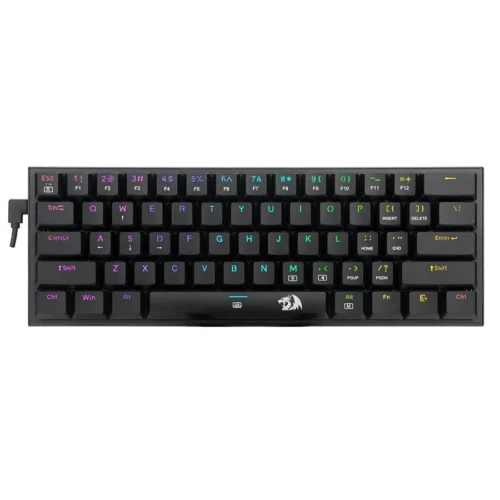 Геймърска клавиатура Redragon Anivia K614-RGB_RD RGB Механична Red