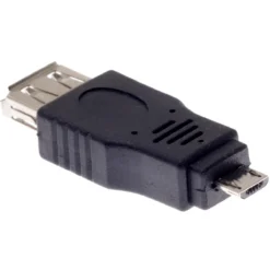 Адаптер (преходник) Преходник No brand USB AF към Micro USB 5P M Черен -