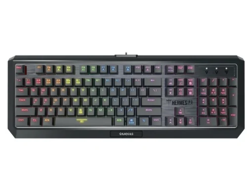 RGB механична геймърска клавиатура Gamdias Hermes P3