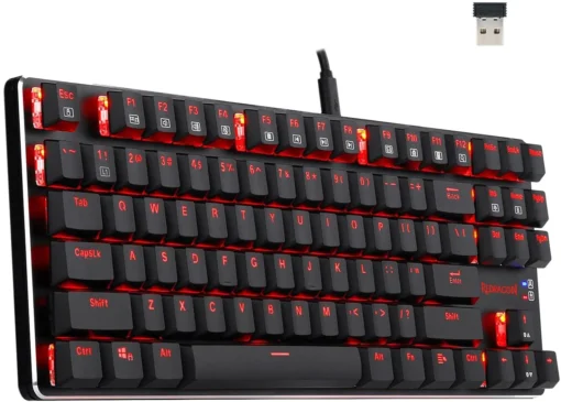 Redragon Mahoraga K590-BK геймърска клавиатура безжична/кабелна механична Red