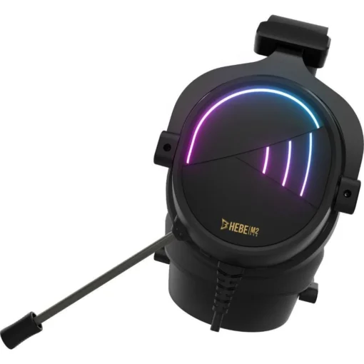 RGB геймърски слушалки с микрофон Gamdias Hebe M2
