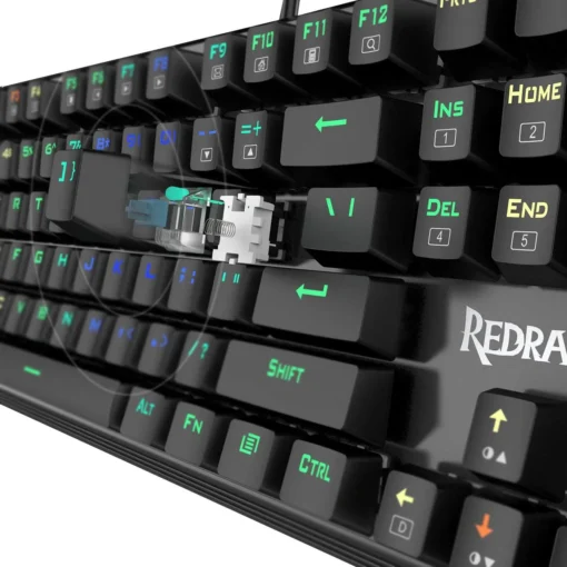 Механична геймърска клавиатура Redragon Pratyusa K570RGB-BK