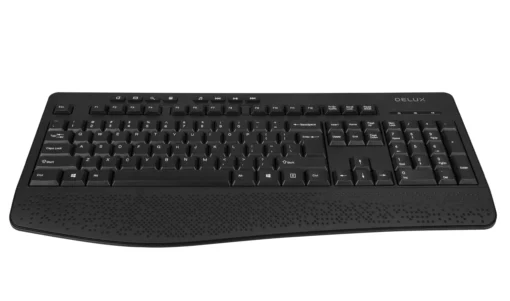 Клавиатура Delux K6060G безжична мултимедийна US