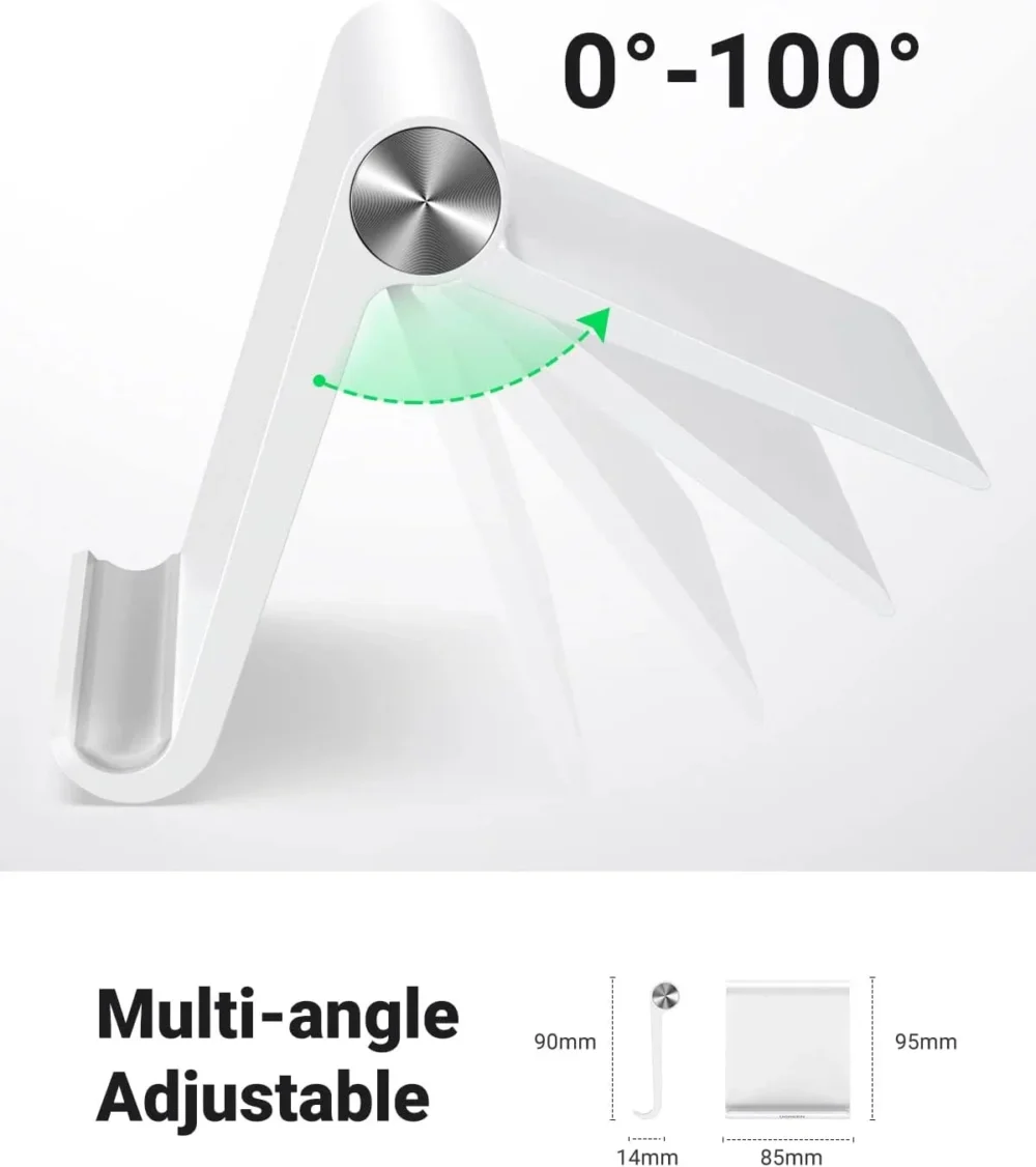 Ugreen стойка за телефон или таблет за бюро Phone/Tablet Holder LP106 White -