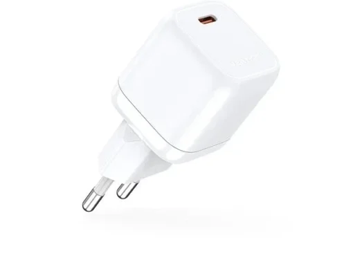 Vention Универсално зарядно за стена Charger Wall GaN - USB Type-C 30W White -