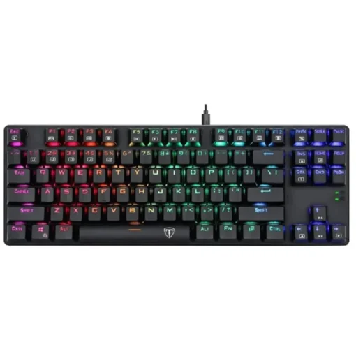 Механична геймърска клавиатура T-Dagger Bora T-TGK313R-BL Rainbow LED –