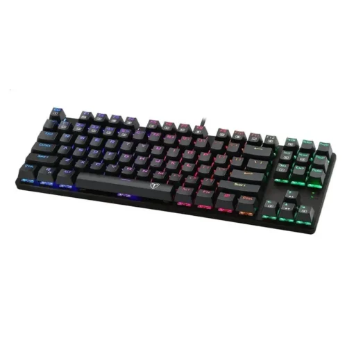 Механична геймърска клавиатура T-Dagger Bora T-TGK313R-BL Rainbow LED –