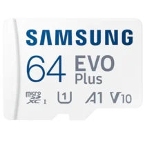 Карта памет SAMSUNG EVO Plus microSDXC 64GB UHS-I U1 Read up to 130MB/s Full HD Memory Card