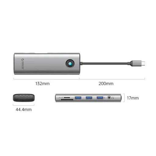 Orico докинг станция Type-C Docking Station Power Distribution 100W – HDMI