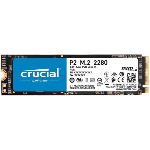 SSD диск Crucial P2 1000GB M.2 NVMe PCIEx4 CT1000P2SSD8