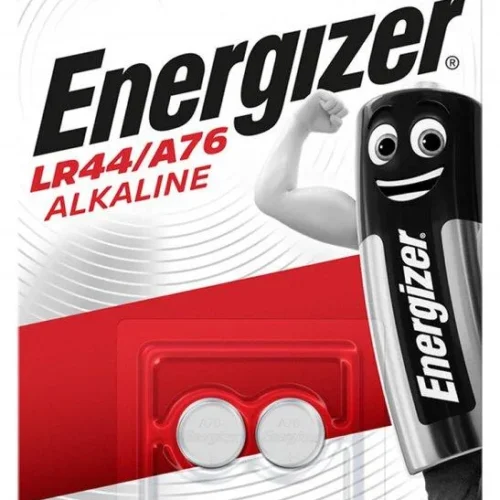Бутонна микроалкална батерия LR-44 /AG13/ 2бр. 155V в опаковка