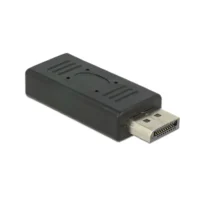Адаптер Delock DisplayPort 1.2 мъжко - DisplayPort женско Черен