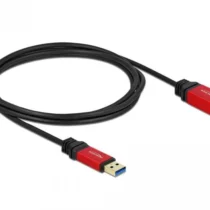 Удължителен кабел Delock USB-A мъжко - USB-А женско 2 м Premium Екраниран