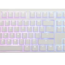 Геймърскa механична клавиатура Ducky One 3 Pure White Full Size Hotswap Cherry MX Silver RGB PBT