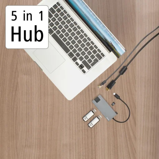 5-портов хъб USB-C HAMA Multiport