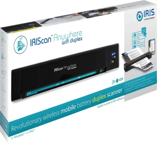 Двустранен преносим скенер IRIS IRIScan Anywhere 6 Wifi Duplex