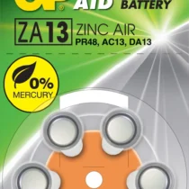 Батерия цинково въздушна GP ZA13 6 бр. бутонни за слухов апарат в
