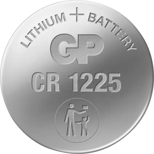 Литиева бутонна батерия GP CR-1225 3V 1 бр. в блистер /цена за 1