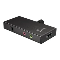 Кепчер адаптер j5 create JVA02 HDMI към USB-C PD Черен