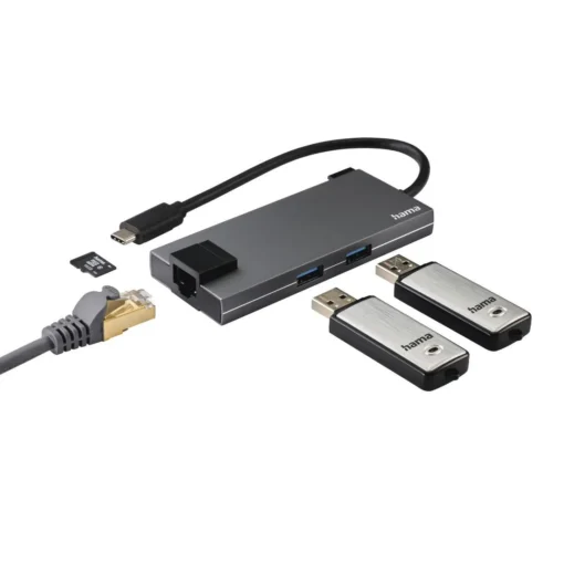 5-портов хъб USB-C HAMA Multiport