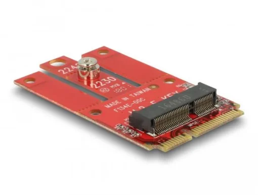 Адаптер Delock Mini PCIe към M.2 Key E slot