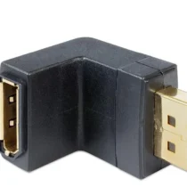 Адаптер Delock DisplayPort мъжко - DisplayPort женско 90 Черен