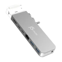 j5create JCD395 4K60 Pro USB4 Хъб MagSafe Kit За MacBook Pro 2021/2022