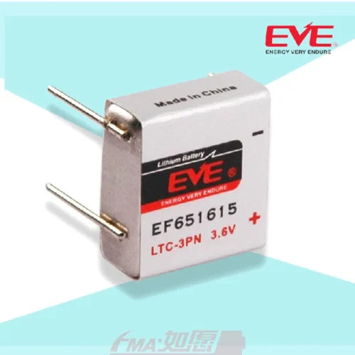 Литиево тионилхлоридна  батерия LTC-3PN  EP651615 industrial 36V  400mAh EVE