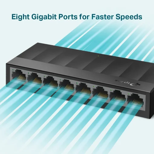 8-портов Gigabit настолен комутатор TP-Link LS1008G