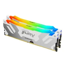 Памет за компютър Kingston Fury Renegade White RGB 32GB(2x16GB) DDR5 6400MHz CL32