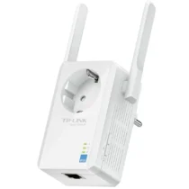 Разширител на мрежата Repeater TP-Link TL-WA860RE 300Mbps Wireless N Wall Plugged Range Extender with AC Passthrough QCA