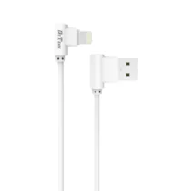 кабели за телефони Кабел за данни DeTech DE-21i Lightning (iPhone 5/6/7/SE) 1.0m Бял -