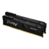 Памет за компютър Kingston FURY Beast Black 8GB(2x4GB) DDR4 2666MHz KF426C16BBK2/8