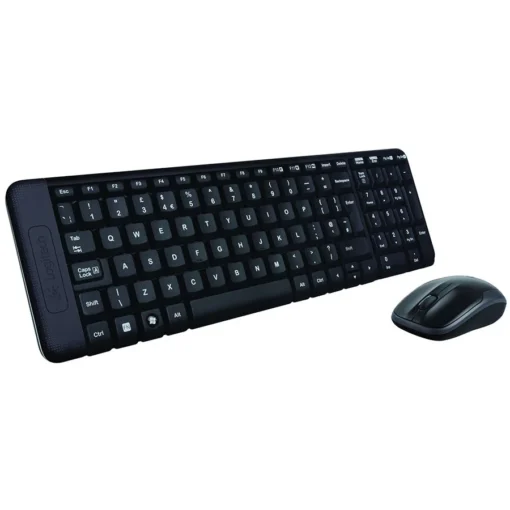Клавиатура LOGITECH MK220 Wireless Combo – BLACK – US INT’L