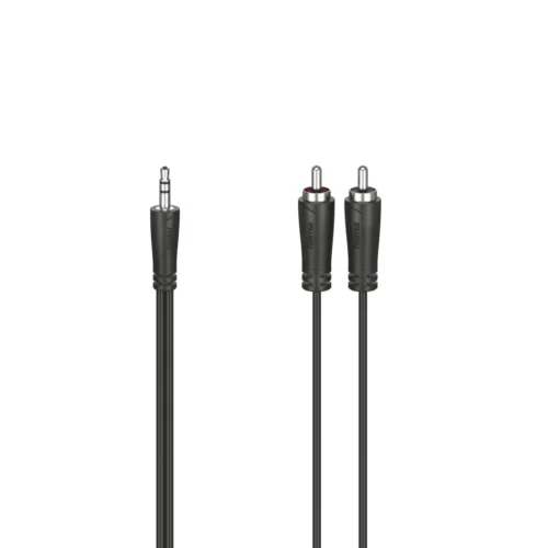 Аудио кабел HAMA 3.5 mm жак мъжко - 2 x Чинч мъжко 3.0 m Стерео