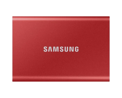 Външен SSD диск Samsung T7 Indigo Red SSD 500GB USB-C Червен