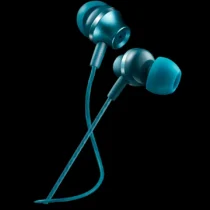Слушалки CANYON Stereo earphones with microphone metallic shell 1.2M blue-green