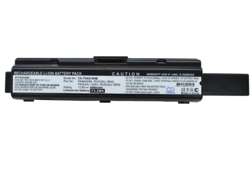 Батерия за лаптоп Toshiba Satellite A200 A300 A500 L200 L300 L500 PA3535U 10.8V 6600 mAh CAMERON