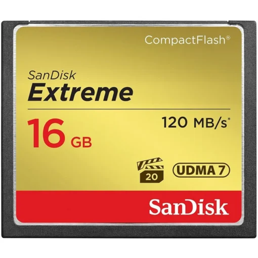 Карта памет SanDisk Extreme CF 120MB/s 85MB/s write UDMA7 64GB EAN: 619659123710