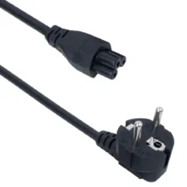 кабели за компютри Захранващ кабел DeTech За лаптоп 1.5m CEE 7/7 - IEC C5 F 150бр. -