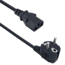 кабели за компютри Захранващ кабел DeTech За компютър 1.5m CEE 7/7 - IEC C13  -