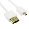 кабели за компютри Кабел DeTech HDMI - HDMI Micro 1.5m Бял - 18136