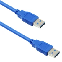 кабели за компютри Кабел DeTech USB M / USB M 3.0 1.5m Син - 18143