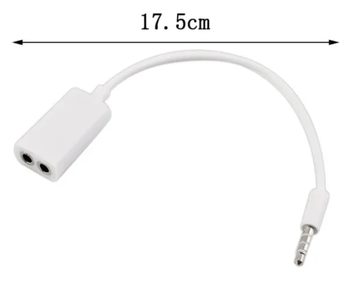 кабели за компютри Аудио преходник 3.5 Male – 2×3.5 Female
