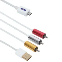 кабели за компютри Кабел MHL (micro USB) - AV 3RCA USB No brand 1.8m -