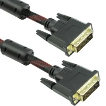 кабели за компютри Кабел DeTech DVI-DVI 20m 24+1С ферит  - 18245