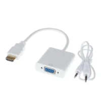 Адаптер (преходник) Преходник No brand HDMI към VGA + AUDIO кабел Бял -