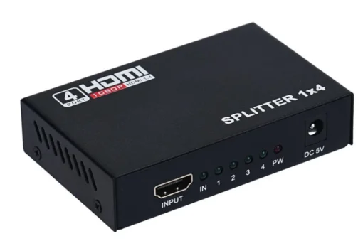 HDMI сплитер Сплитер от HDMI към 4 HDMI  със захранване - 18263
